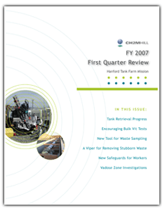 CH2M HILL First Quarter Report