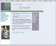 Bywater Farm Lavender website